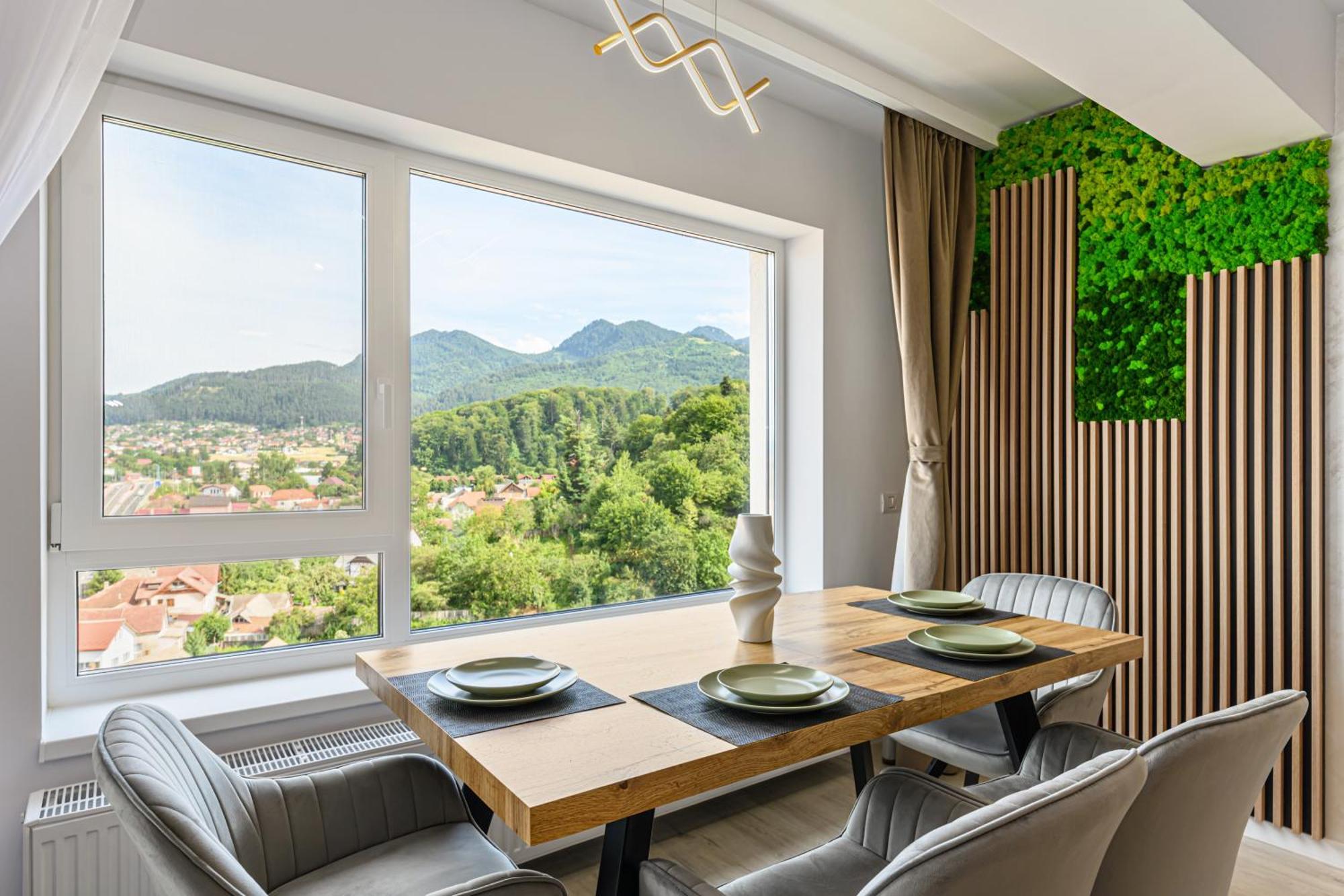Mountain View Retreat Apartment - Braşov Dış mekan fotoğraf