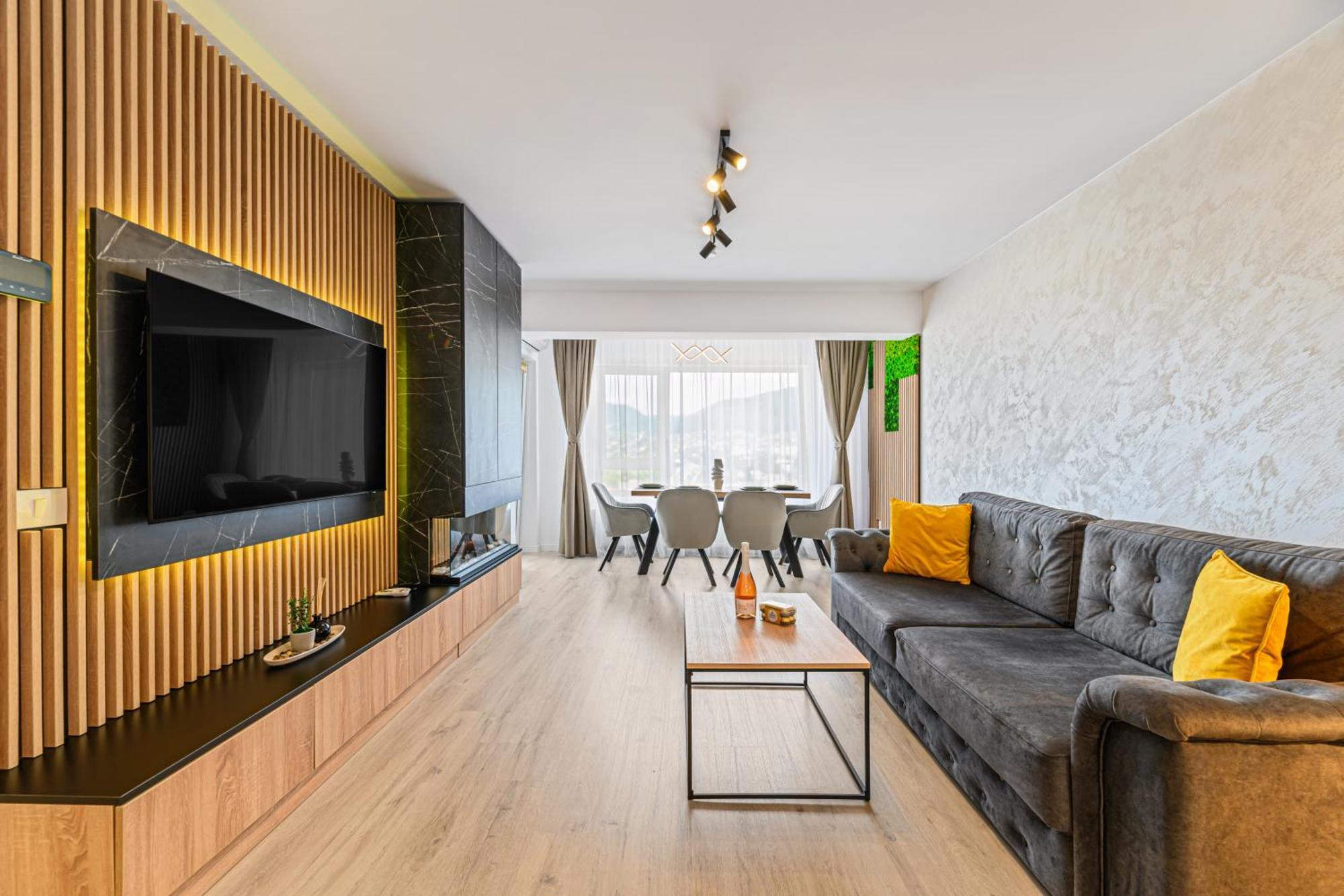 Mountain View Retreat Apartment - Braşov Dış mekan fotoğraf
